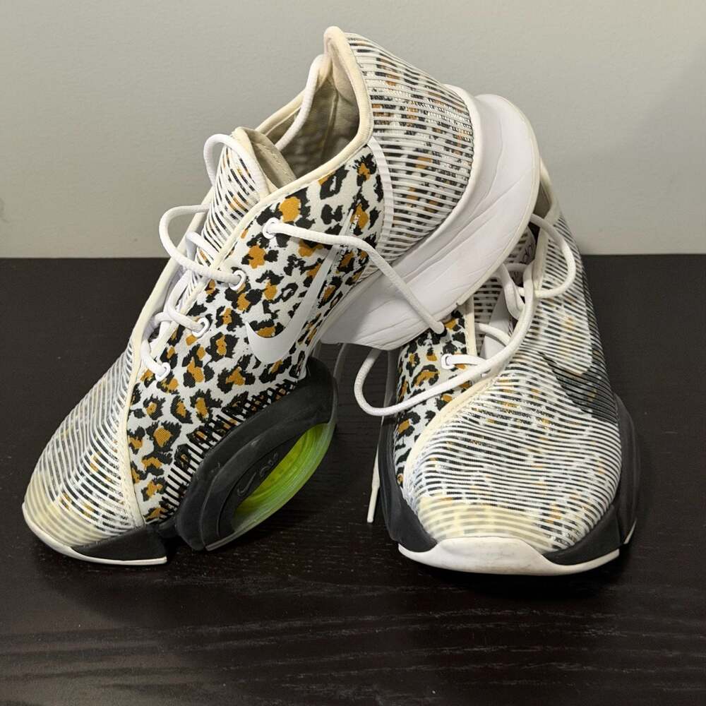 Nike Air Zoom SuperRep 2 Leopard Print Training Shoes women's size 9